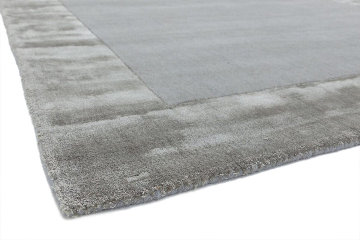 10mm pile height silver wool rug

