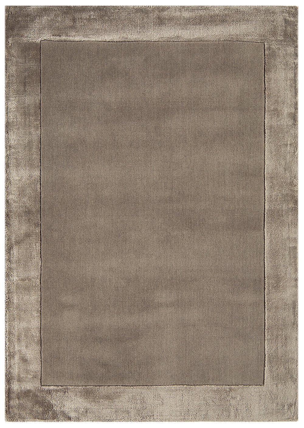 Ascot Taupe Wool Rug by Asiatic

