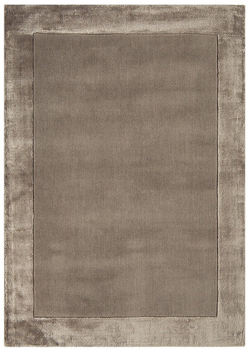 Ascot Taupe Wool Rug by Asiatic

