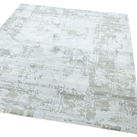 Astral New Silver Rug AS13 styled in a living room

