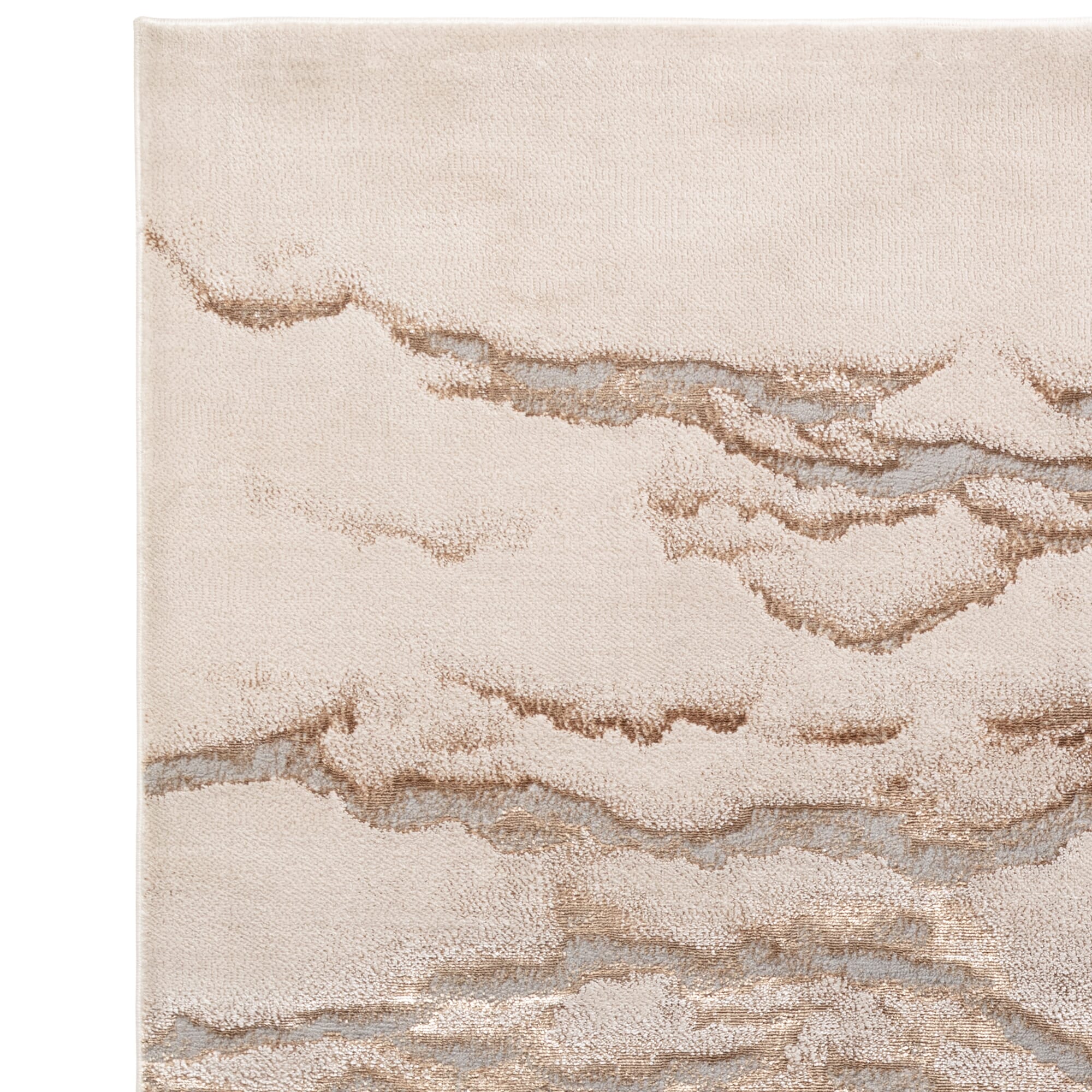 Asiatic Aurora Linea Rug close-up texture showing edges 