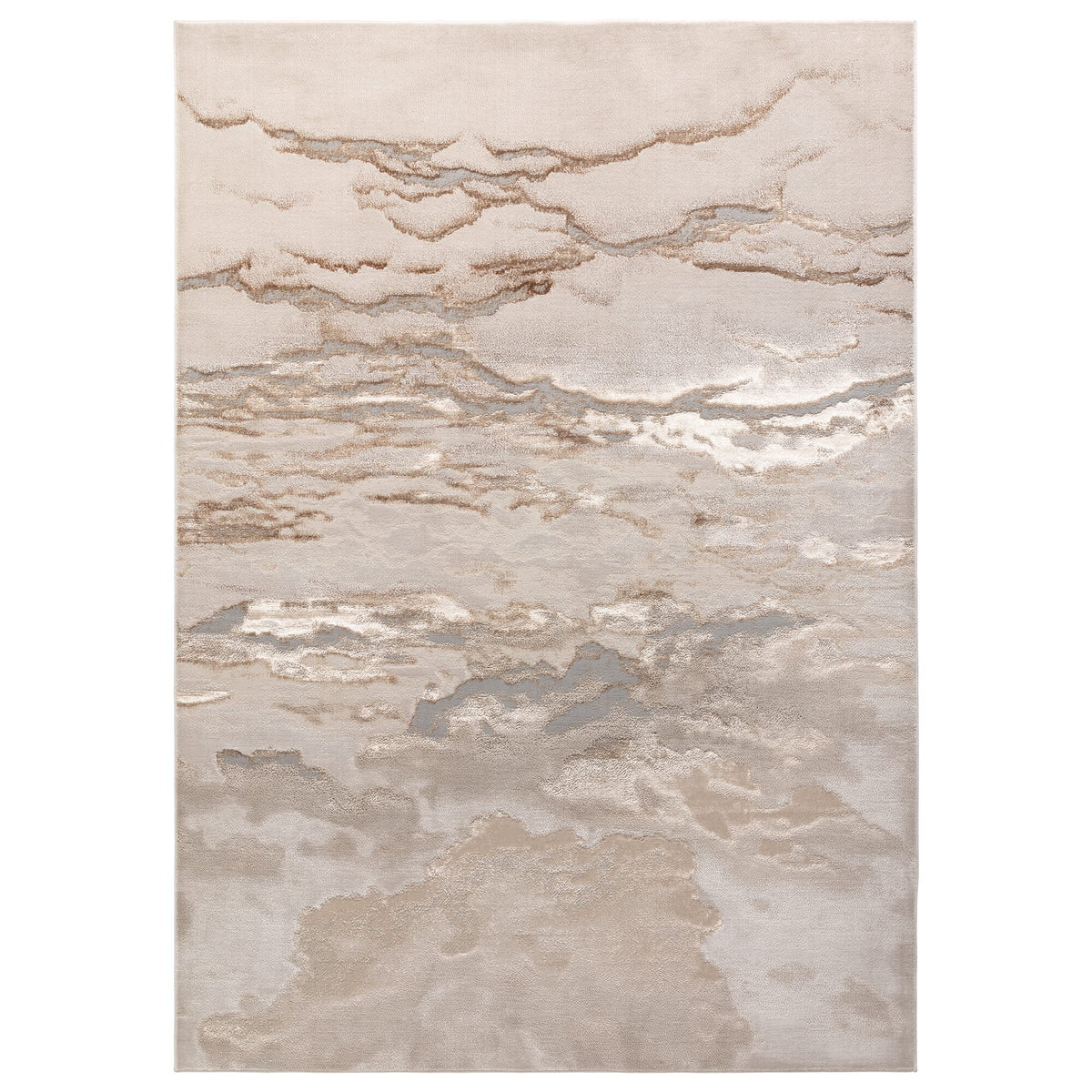 Aurora Linea Metallic Rug AU17 full size view


