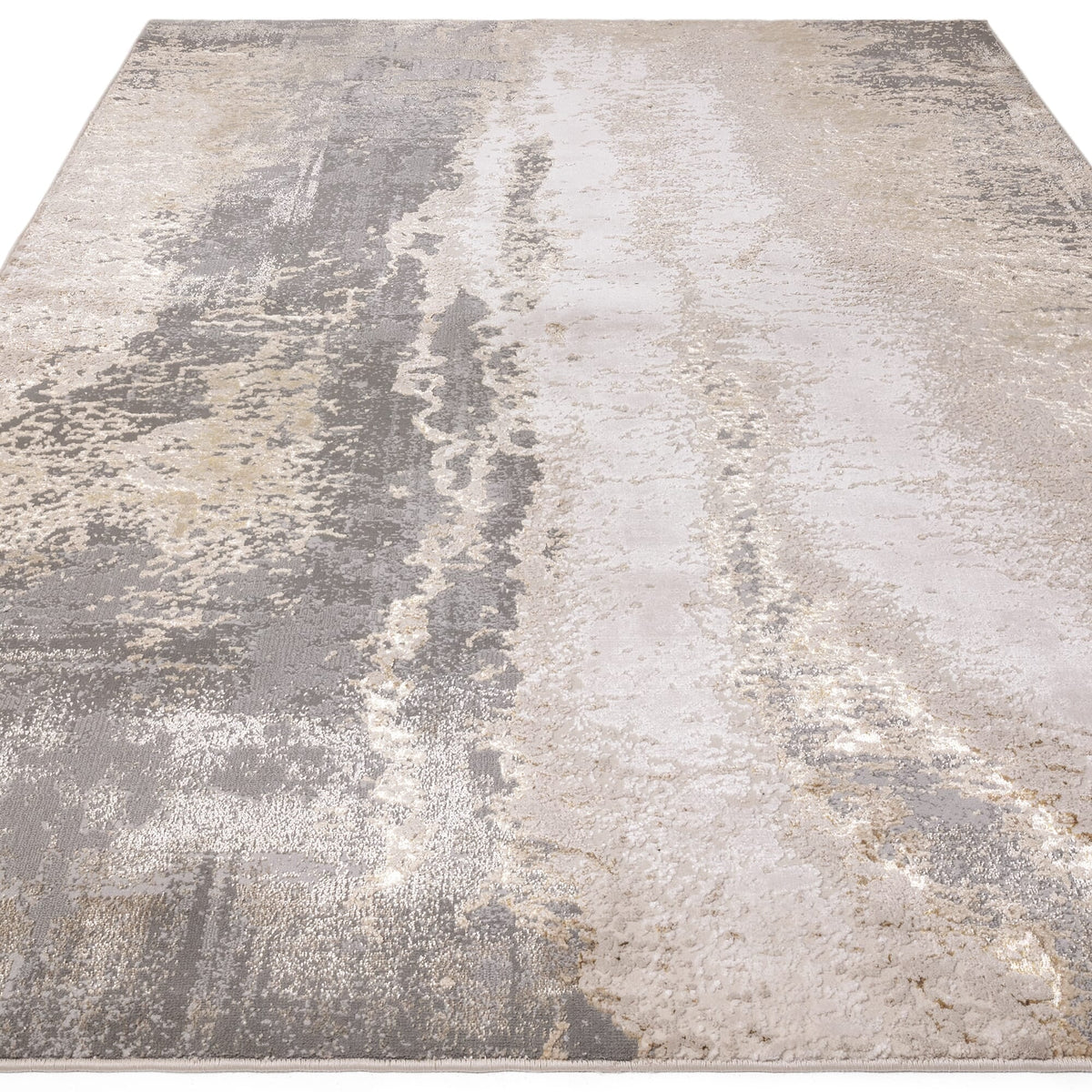Cliff rug close-up with layered abstract detail

