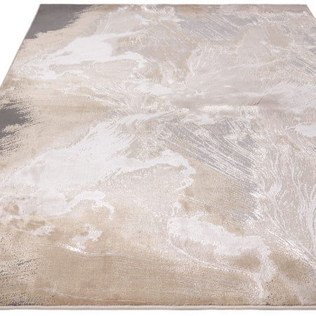 Close-up of Asiatic Aurora Etch rug texture

