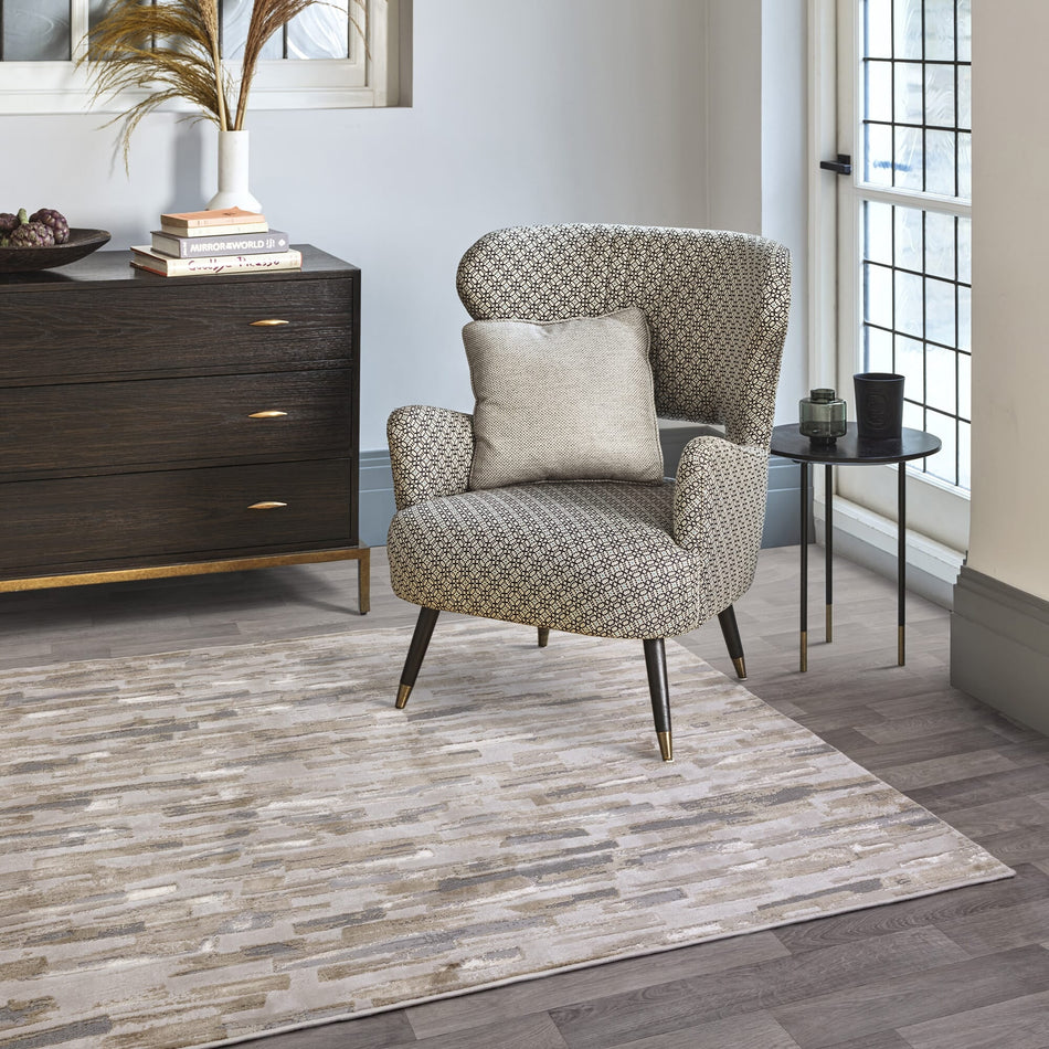 Impression AU25 rug in neutral living space

