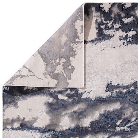 Asiatic Aurora Storm Rug close-up of backing