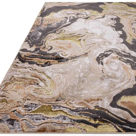 Asiatic Aurora Marble Rug close-up texture


