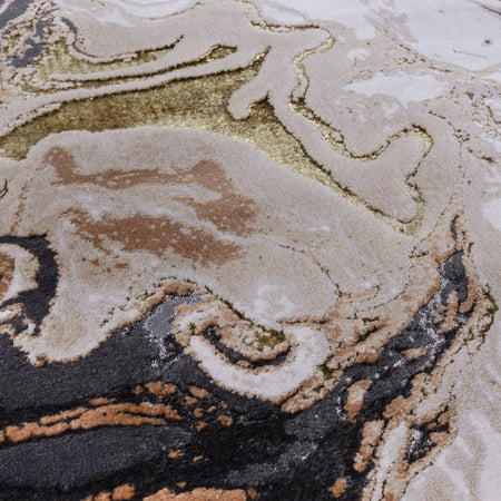 Asiatic Aurora Marble Rug close-up of rug
