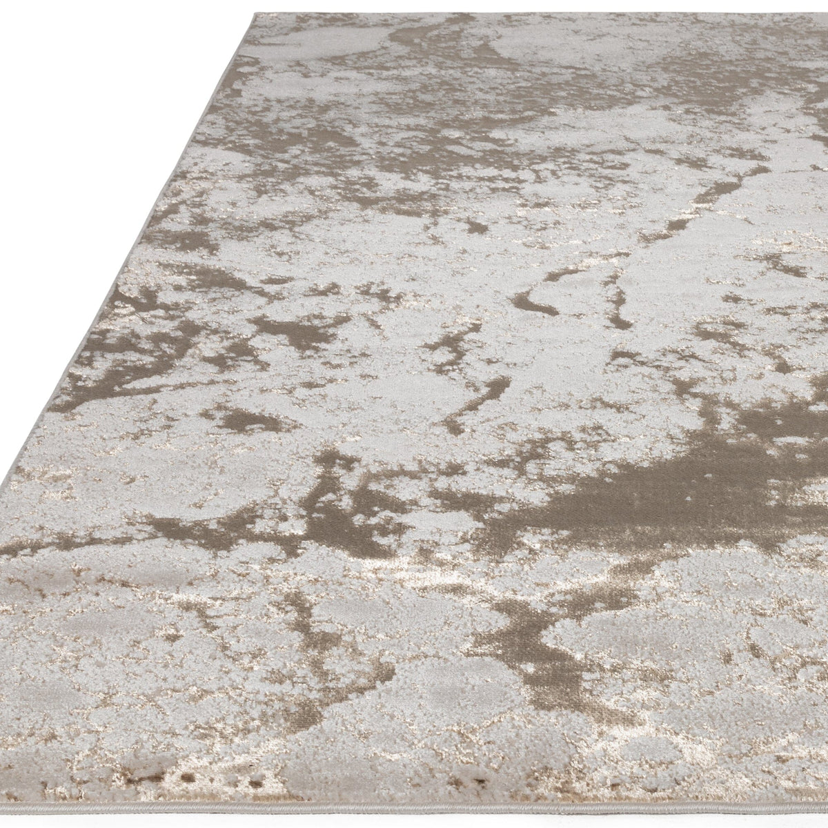 Asiatic Aurora Strata Rug close-up texture long view