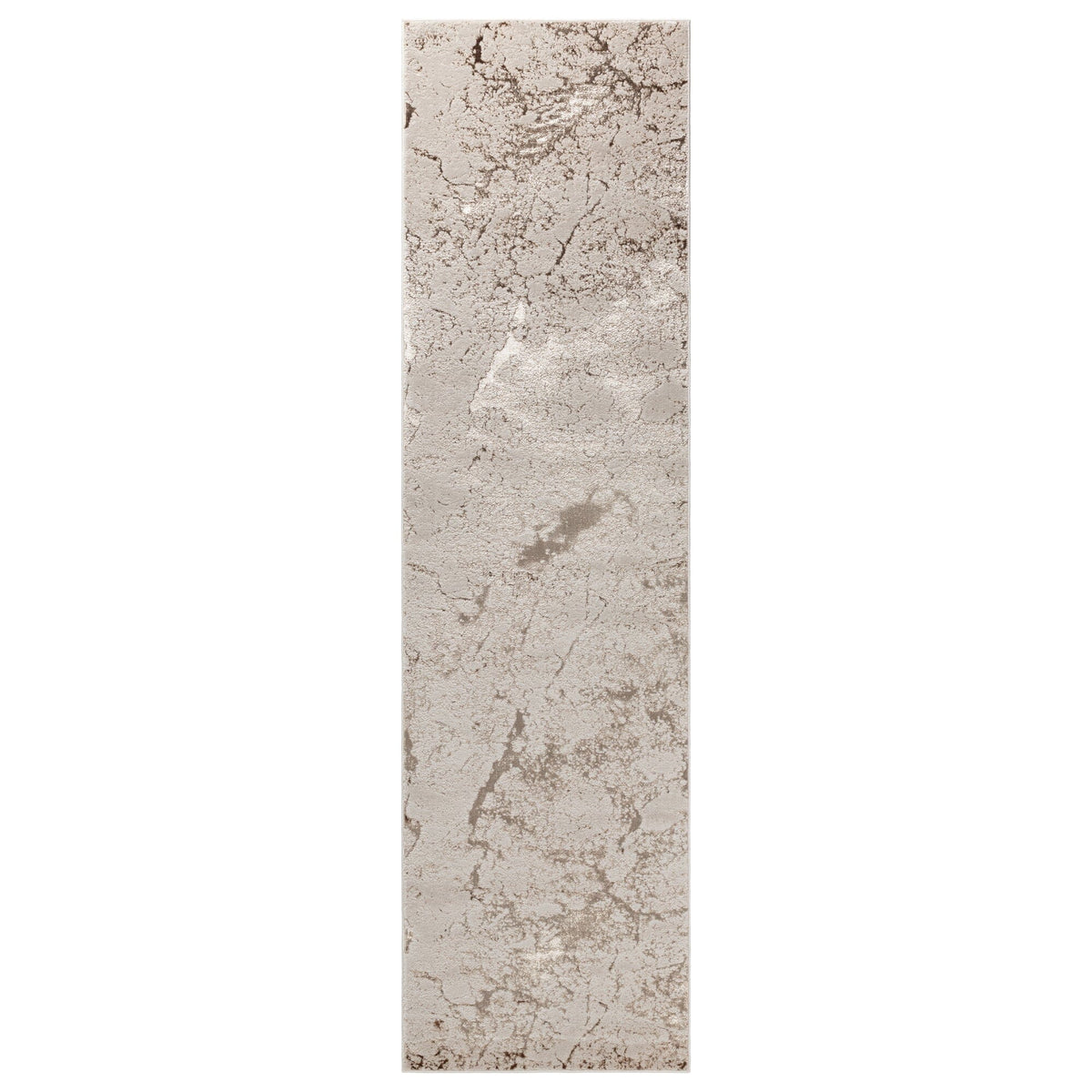 Aurora Strata Metallic Rug AU16 full size view of runner

