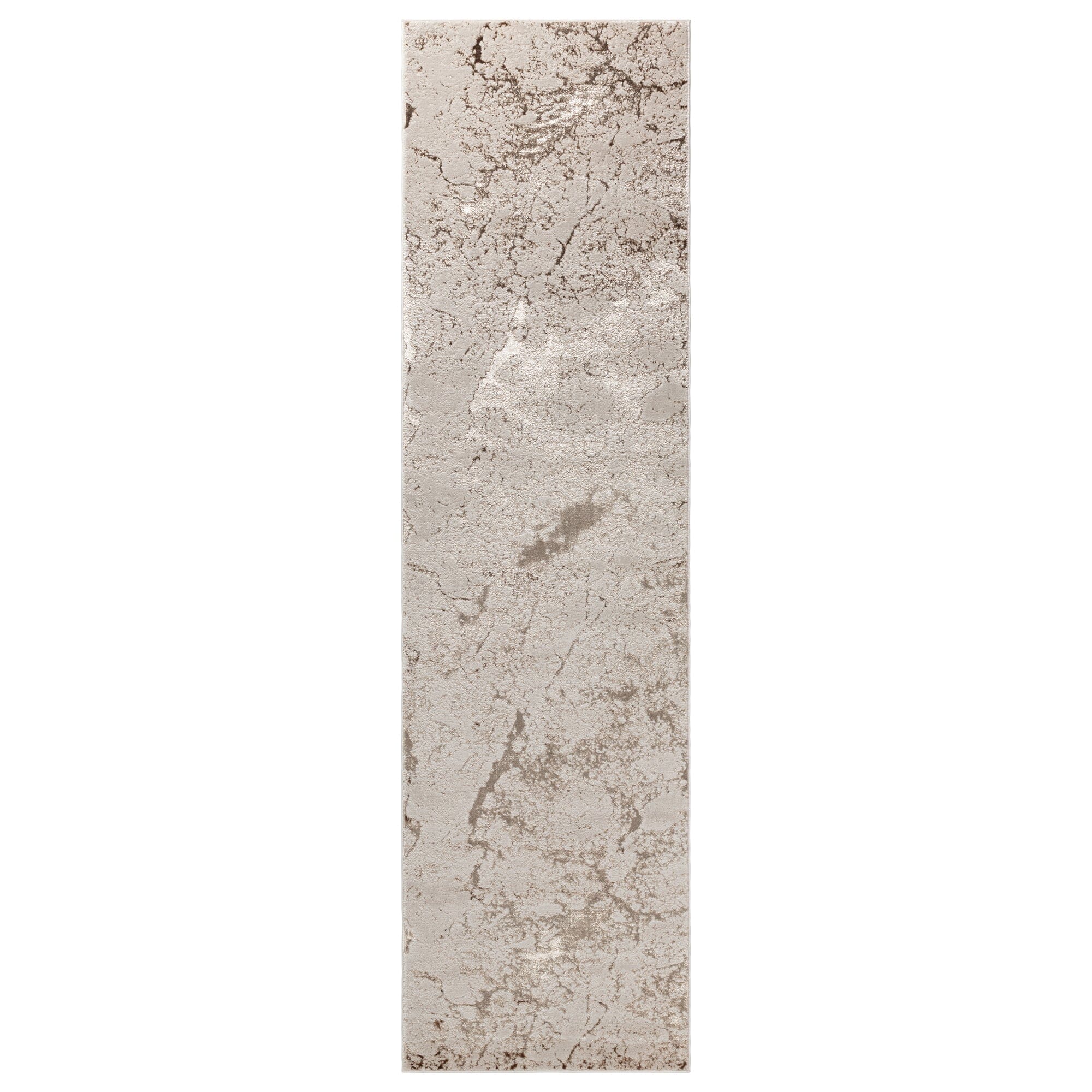 Aurora Strata Metallic Rug AU16 full size view of runner

