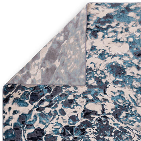Asiatic Aurora Foam Rug close-up showing rug backing