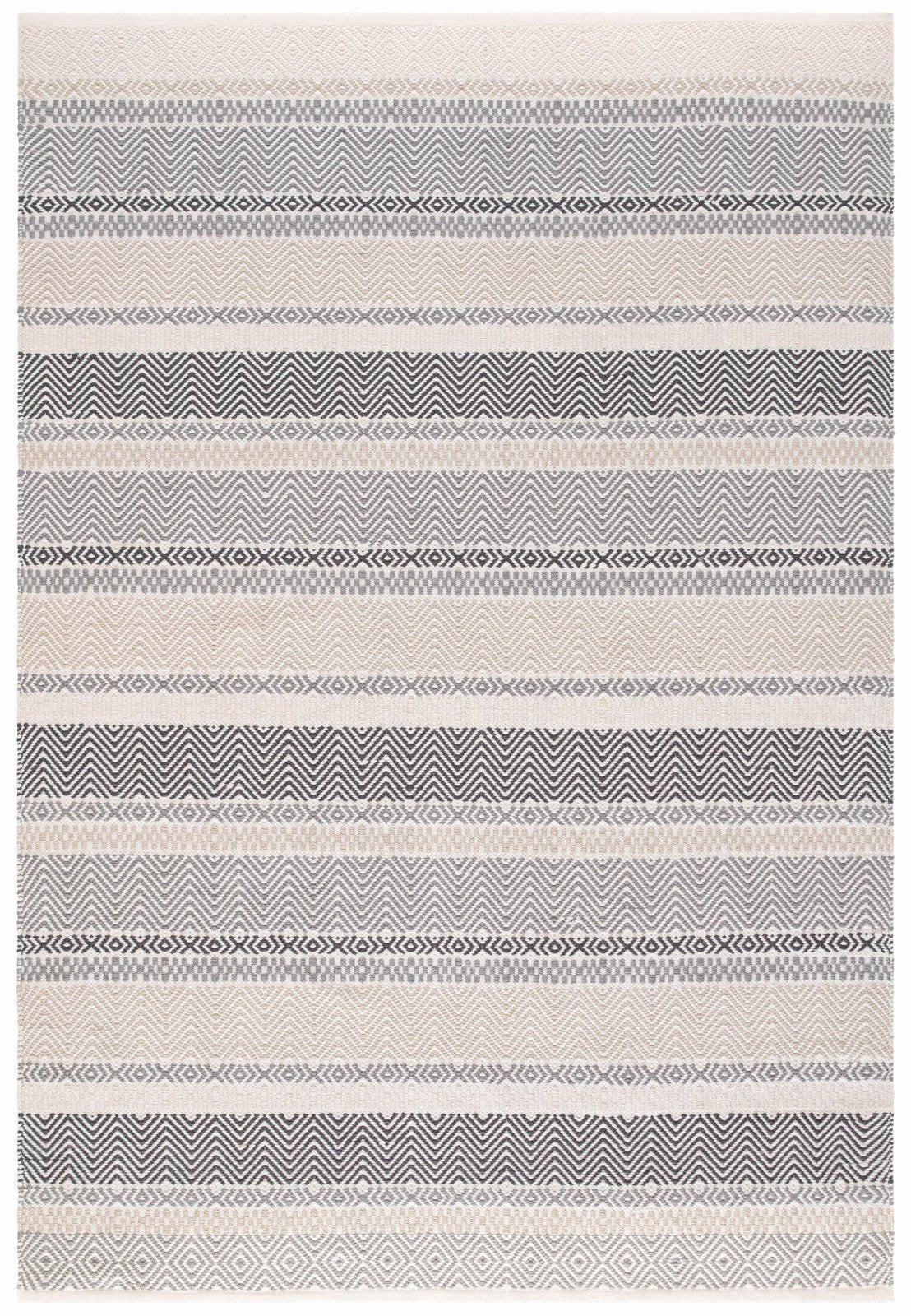 Boardwalk Grey Stripe Outdoor Rug by Asiatic

