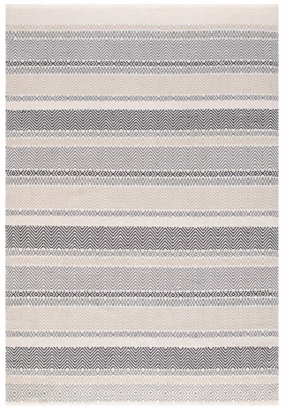 Boardwalk Grey Stripe Outdoor Rug by Asiatic

