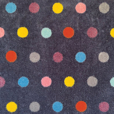 Close-up of Hug Rug Bright Spot 1 textured surface


