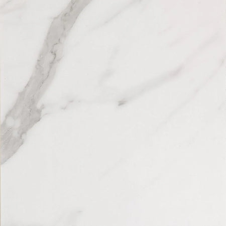white and grey marble-effect bathroom cladding