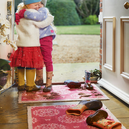 Hug Rug Traditional Home 37 catching dirt at entrance


