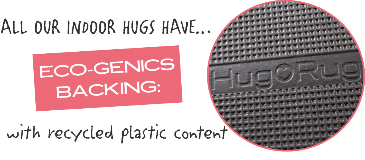 eco-genics backing, rubber backing