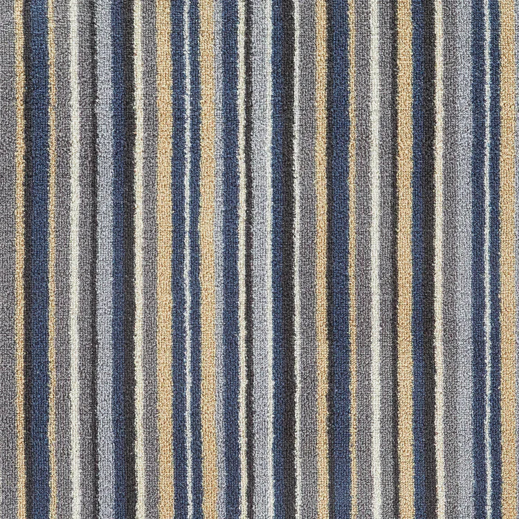 Close-up of Hug Rug Stripe 88 cotton-rich textured surface

