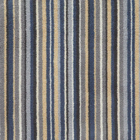 Close-up of Hug Rug Stripe 88 cotton-rich textured surface

