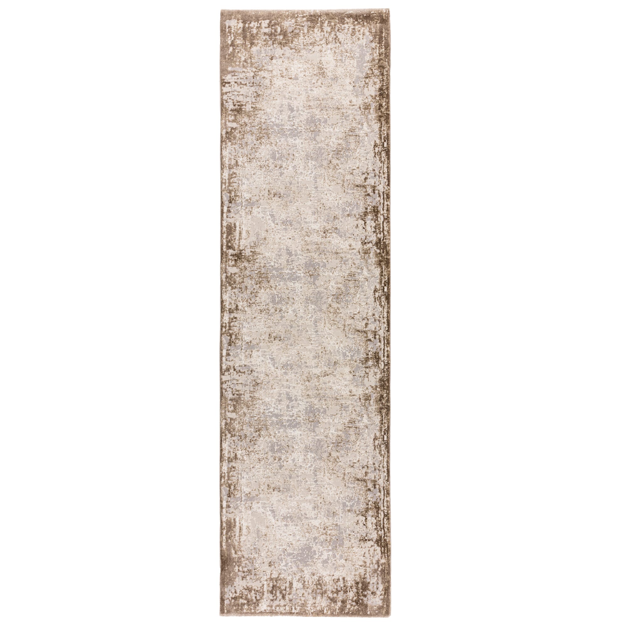 Asiatic Kuza Border Beige runner Rug

