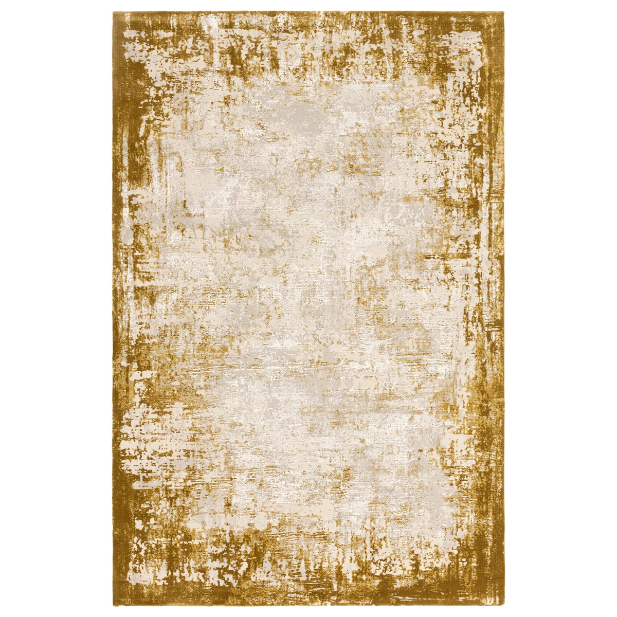 Asiatic Kuza Border Gold Rug full view


