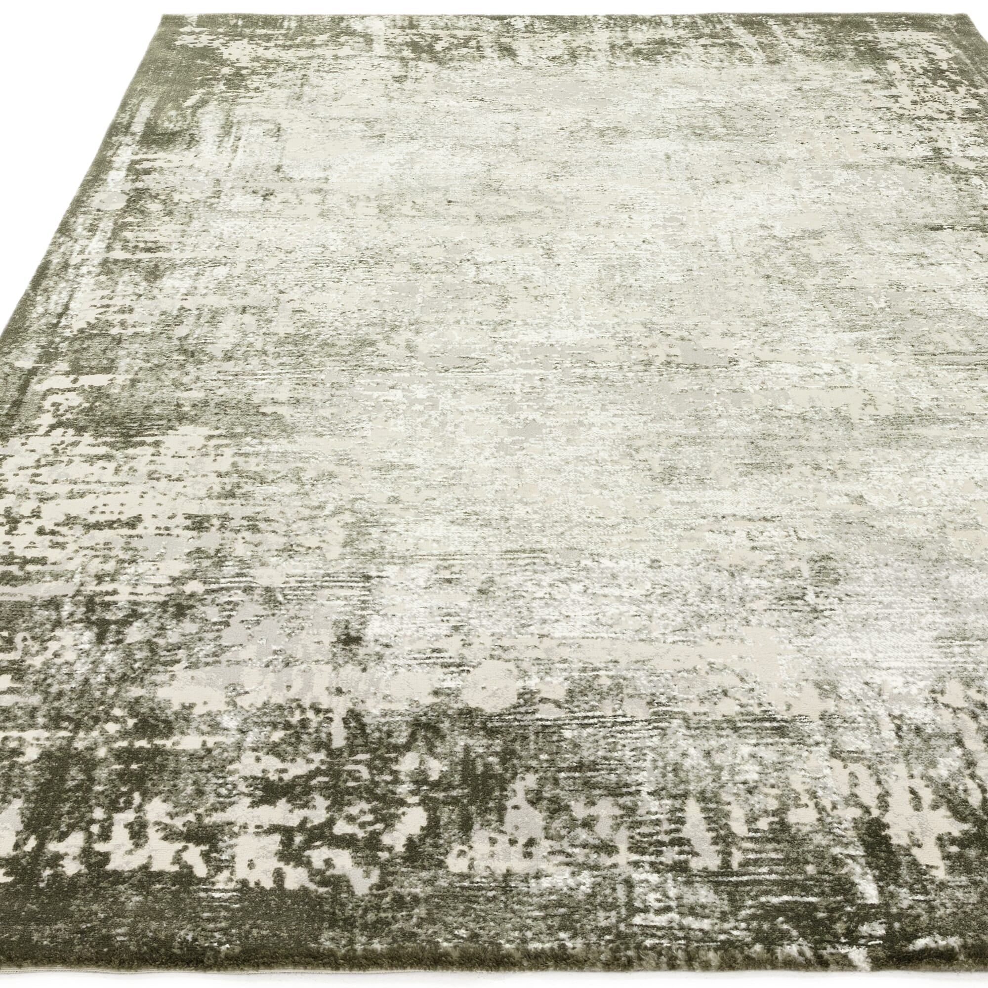 Kuza collection green rug