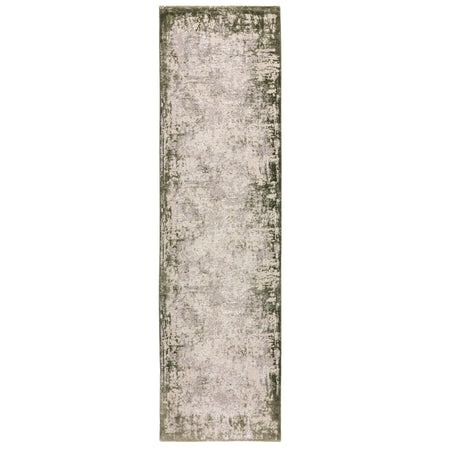 Asiatic Kuza Border Green runner Rug