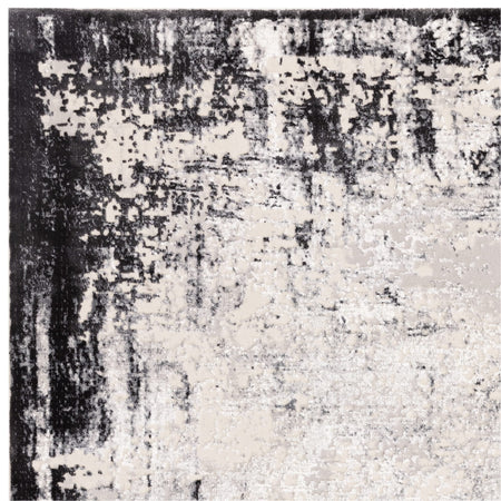 Machine woven rug with 11mm pile in grey

