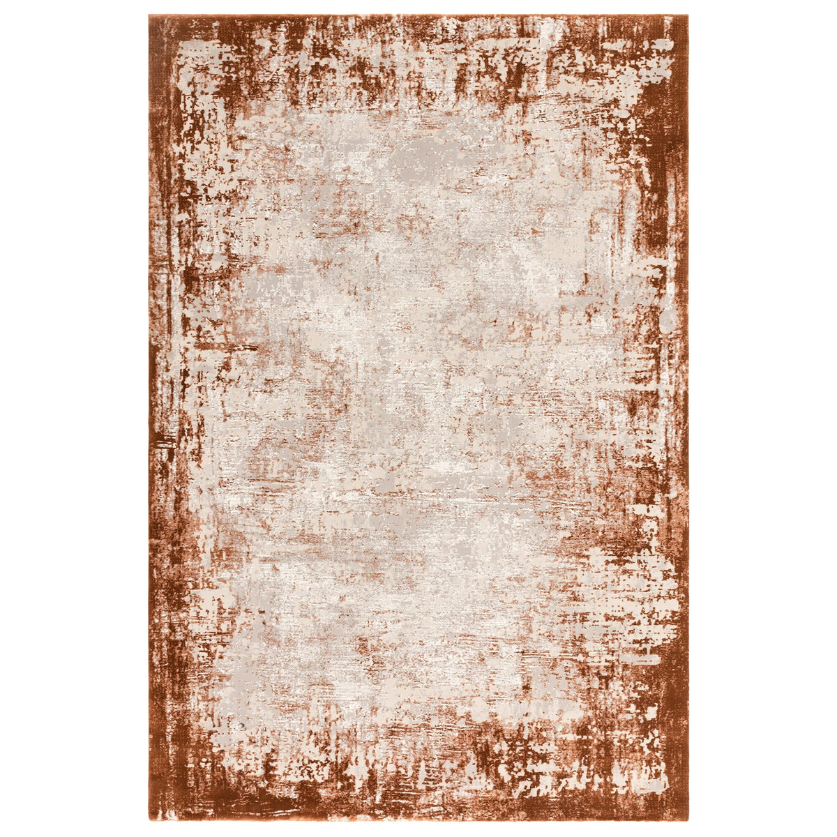 Asiatic Kuza Border Terracotta Rug

