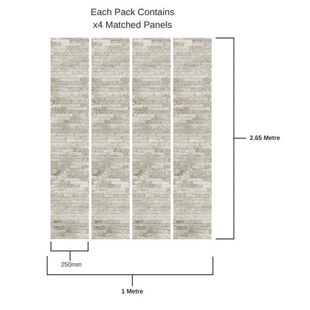 "Vox Vilo Vintage Brick Effect Wall Panel – Lightweight PVC Cladding with Rustic Red Brick Texture