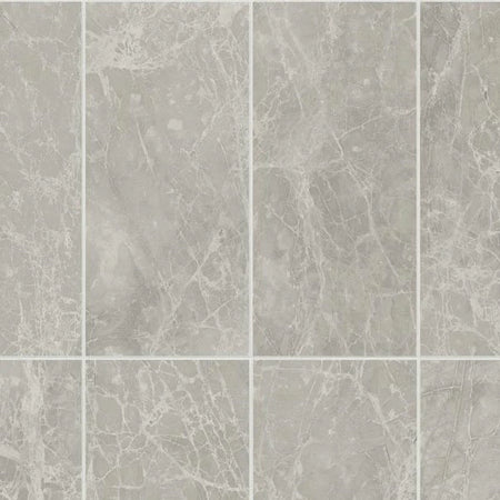 waterproof charcoal tile-look bathroom panels