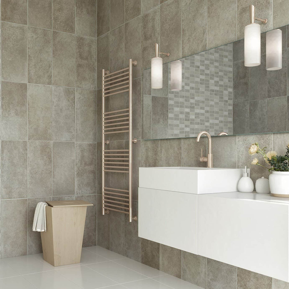 honey marble tile effect pvc wall panels 2650x250mm