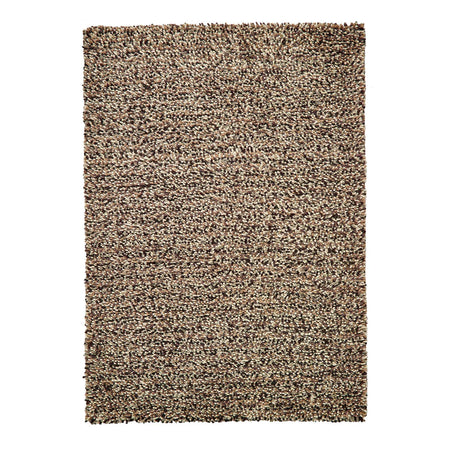 Neutral wool rug with soft beige and ivory tones