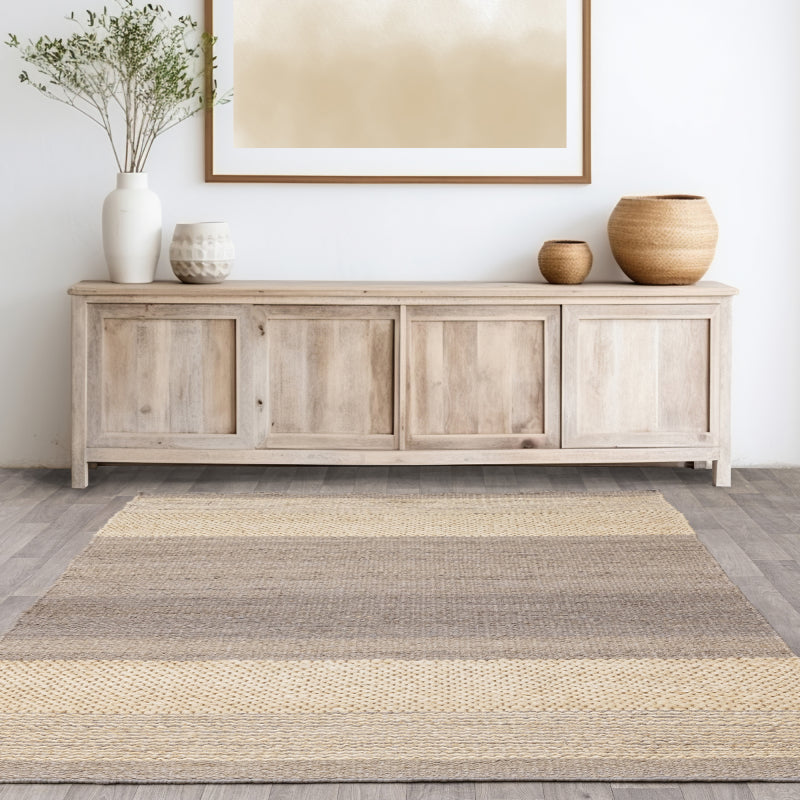Asiatic Cedar Natural Grey Jute Rug

