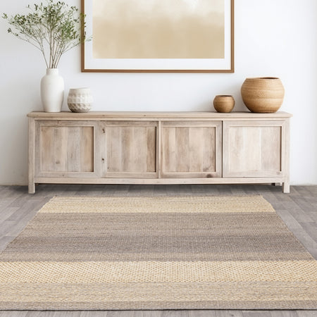 Asiatic Cedar Natural Grey Jute Rug

