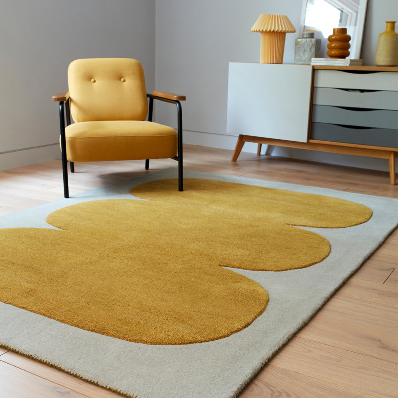 Canvas collection rug in sculpted design

