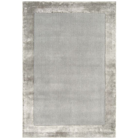 Ascot Silver Wool Viscose Rug by Asiatic

