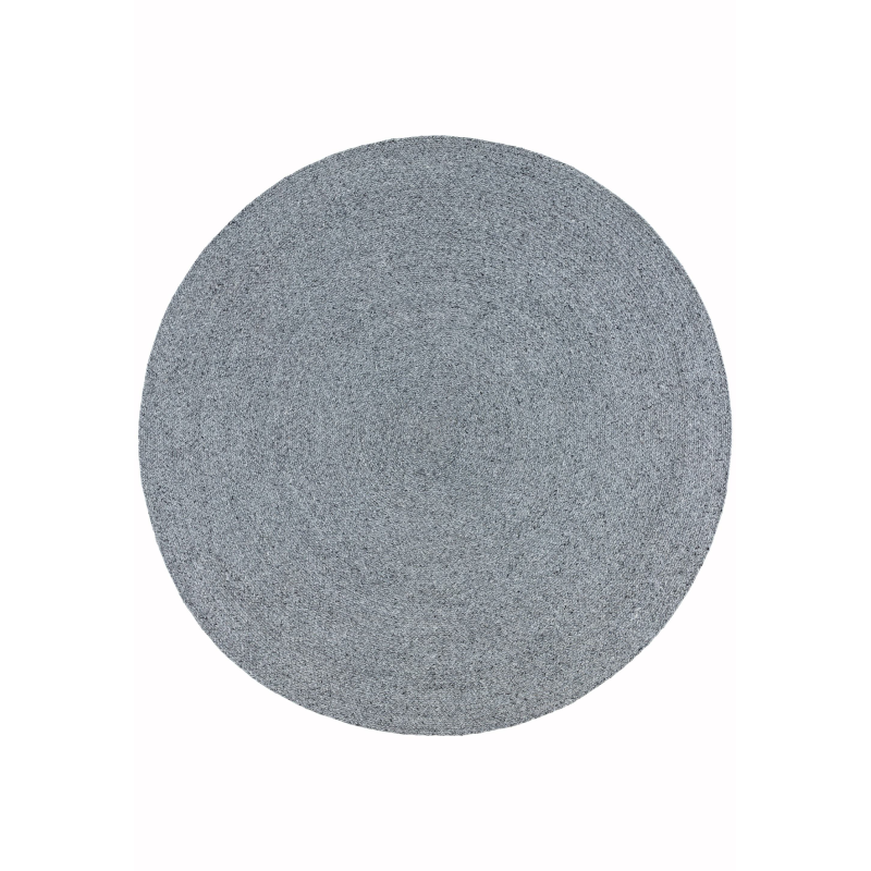 Nico Grey Round Rug 200x200

