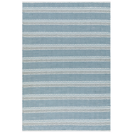Boardwalk Blue Stripe Outdoor Rug by Asiatic

