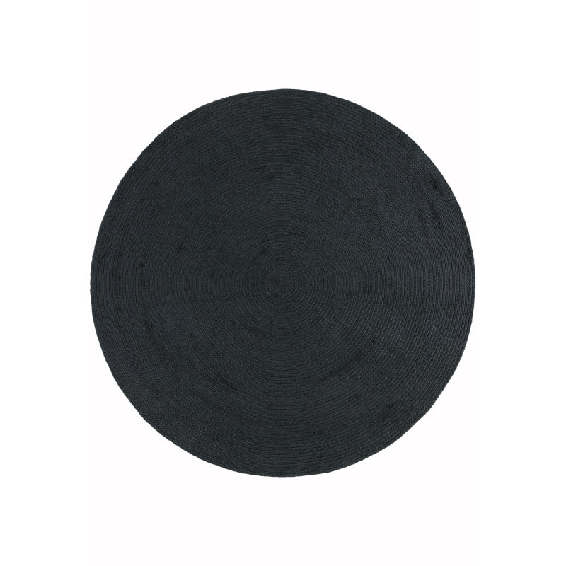 Nico Charcoal Round Rug 200x200


