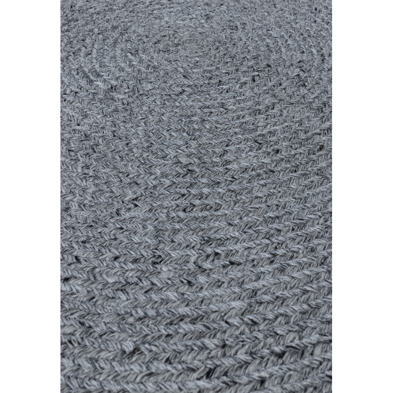 Soft grey textured rug close-up

