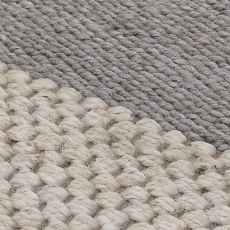 Natural fibre rug for modern homes

