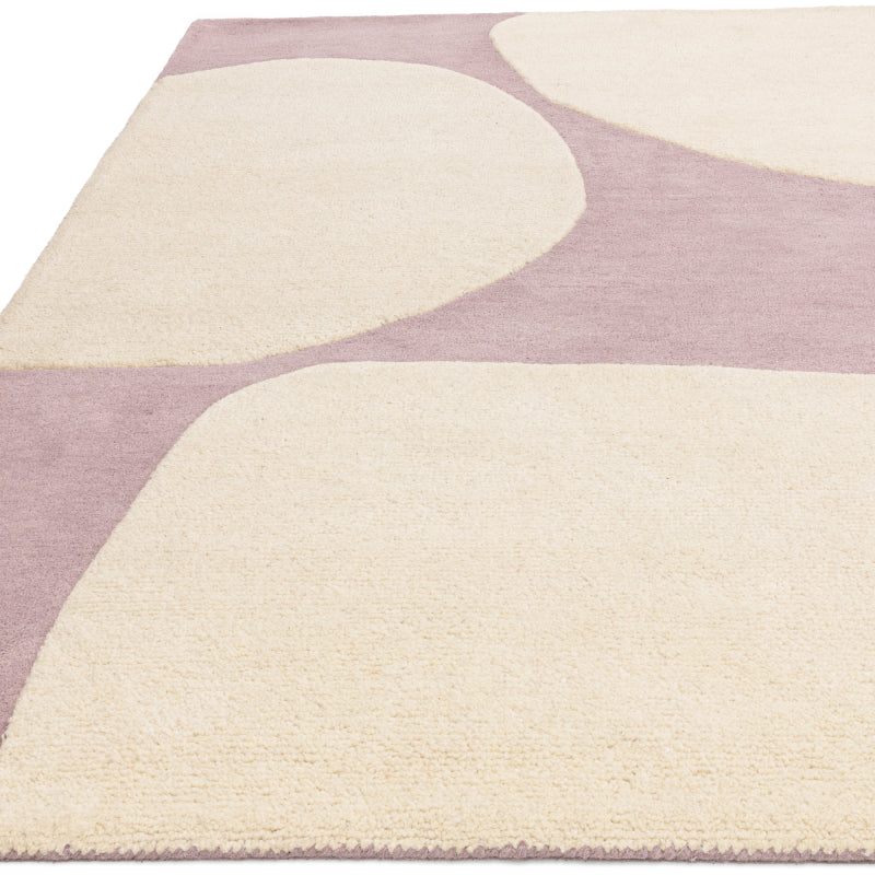 Hand tufted wool rug from India

