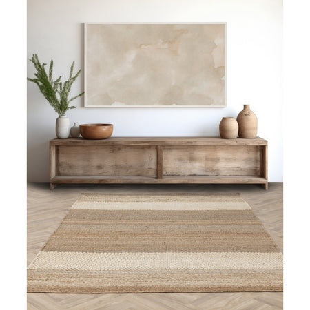 Asiatic Cedar Natural Ivory Jute Rug

