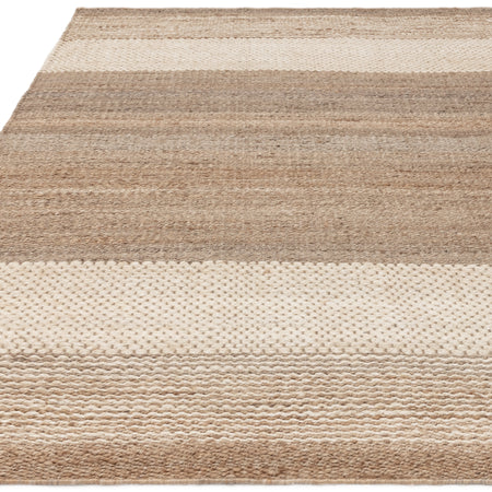 Ivory accented natural rug

