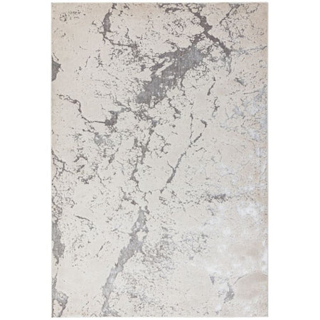Aurora Solar Metallic Silver Rug AU03 - Asiatic full view