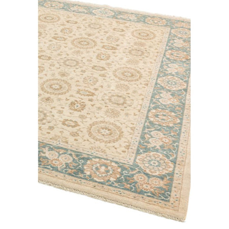 Traditional Persian-style rug with antique wash


