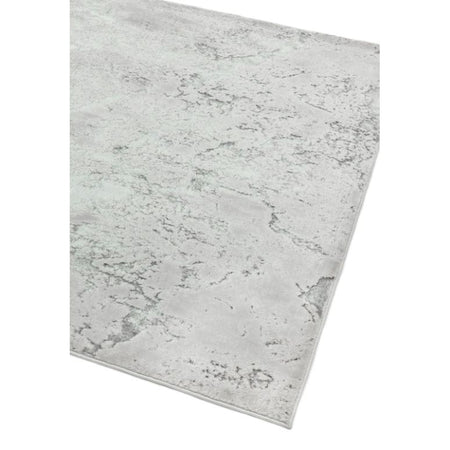 Aurora Solar Metallic Silver Rug AU03 - Asiatic close up picture
