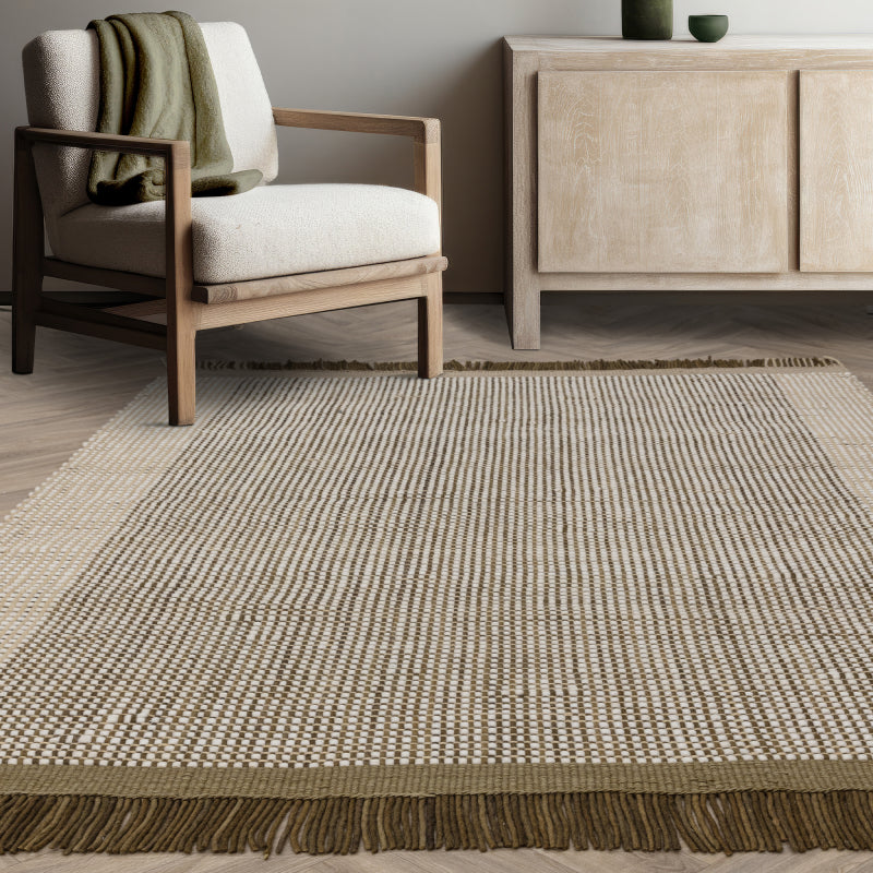 Avalon Forest Rug in deep green

